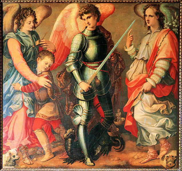 Santos Arcángeles Miguel, Gabriel y Rafael
