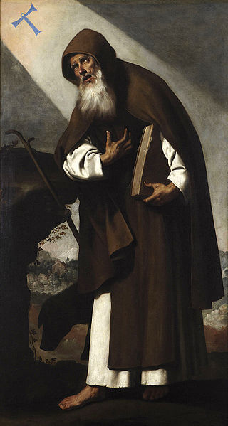 San Antonio Abad
Autor:  Francisco de Zurbarán
Fecha:  1664                                                                                                                                                 Fuente:  Wikipedia