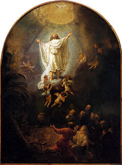 La Ascensión, por Rembrandt