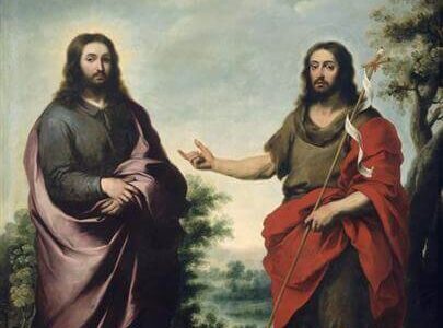 Juan Bautista y Jesús. Evangelio del día. Evangelio de hoy. Lecturas del día de hoy.