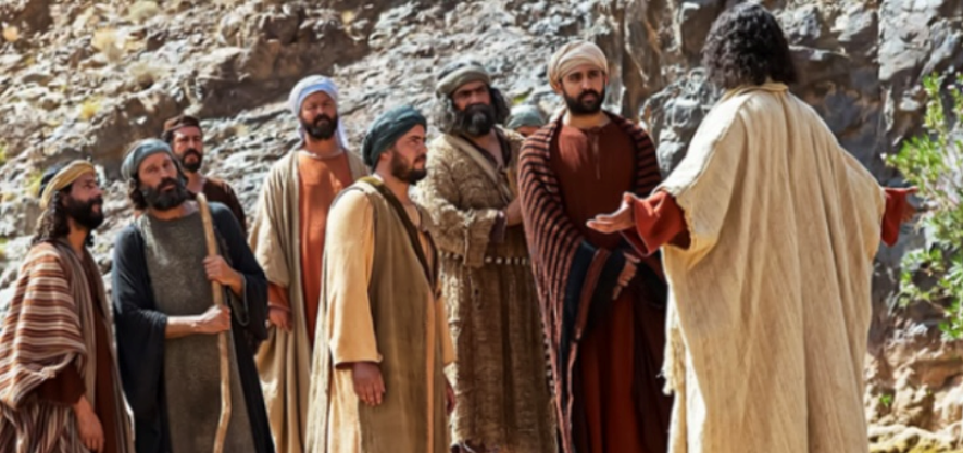 Jesús y discípulos