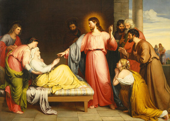 Jesus cura a la suegra de Simón - Evangelio del día. - Evangelio de hoy. - Lecturas del día de hoy.