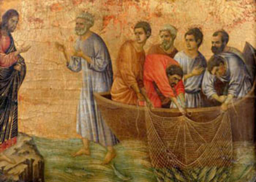 aparición Jesús Lago Apóstoles