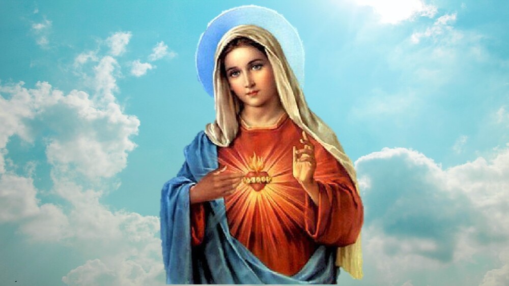 Inmaculado corazon de Maria cielo