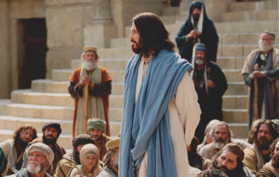 Jesús enseña a los discípulos