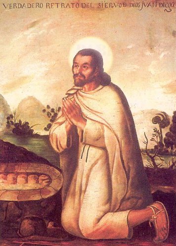 SAN JUAN DIEGO CUAUHTLATOATZIN. Evangelio del día. Evangelio de hoy.  Lecturas del día. Lecturas de hoy. Evangelio del día de hoy.