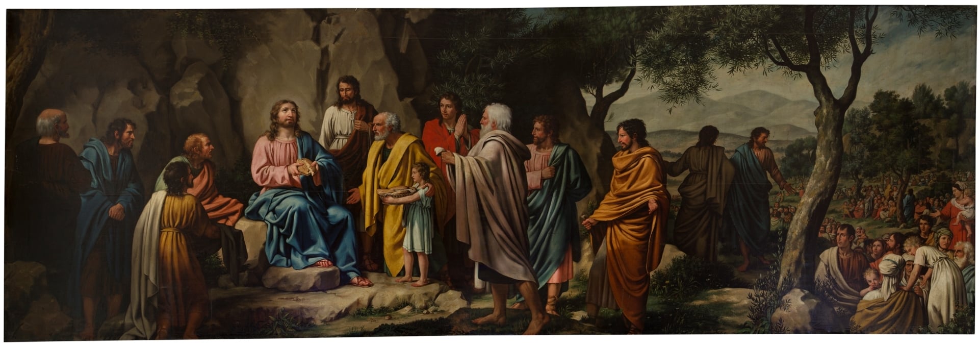 La multiplicación de los panes y los peces. Jesús.